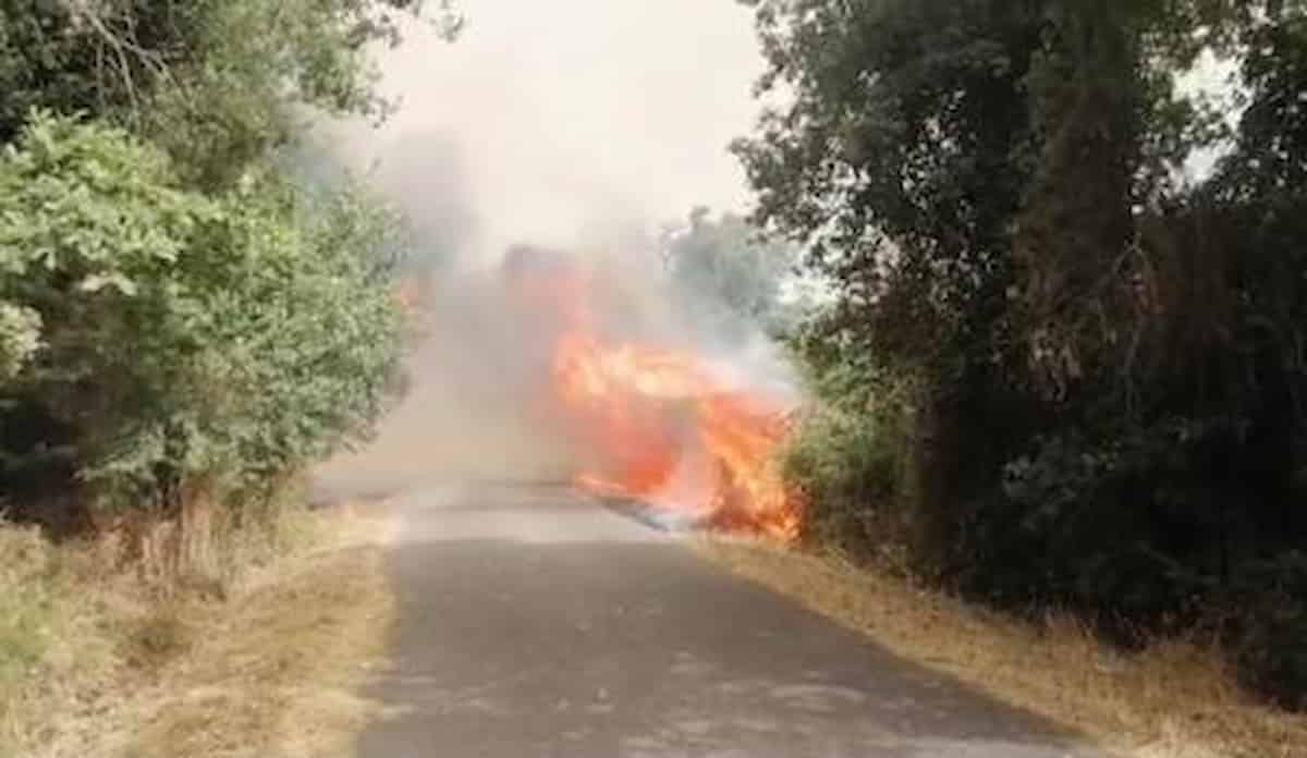 San Martino in Pensilis incendio