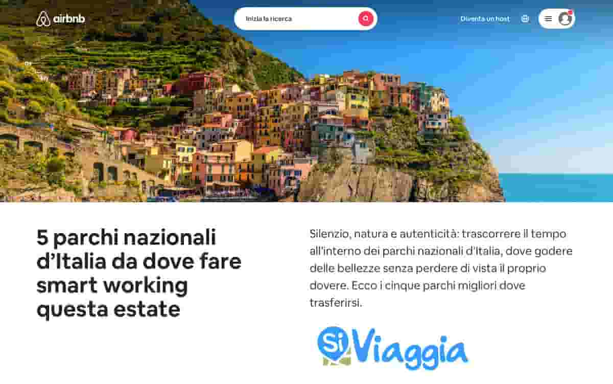 Parchi naturali in Italia: SiViaggia e Airbnb scelgono le migliori vacanze nella natura