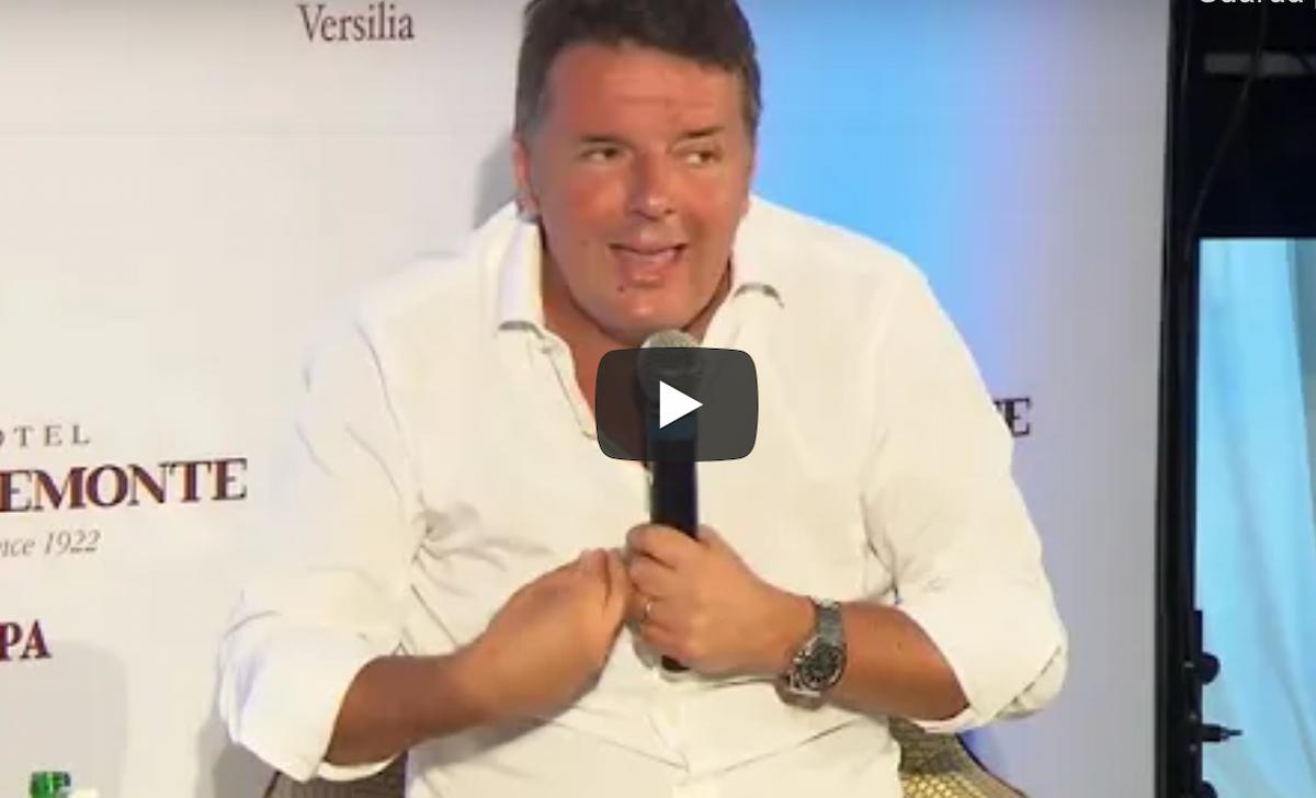 Renzi imita Berlusconi parlando dell'elezione del nuovo Capo dello Stato VIDEO