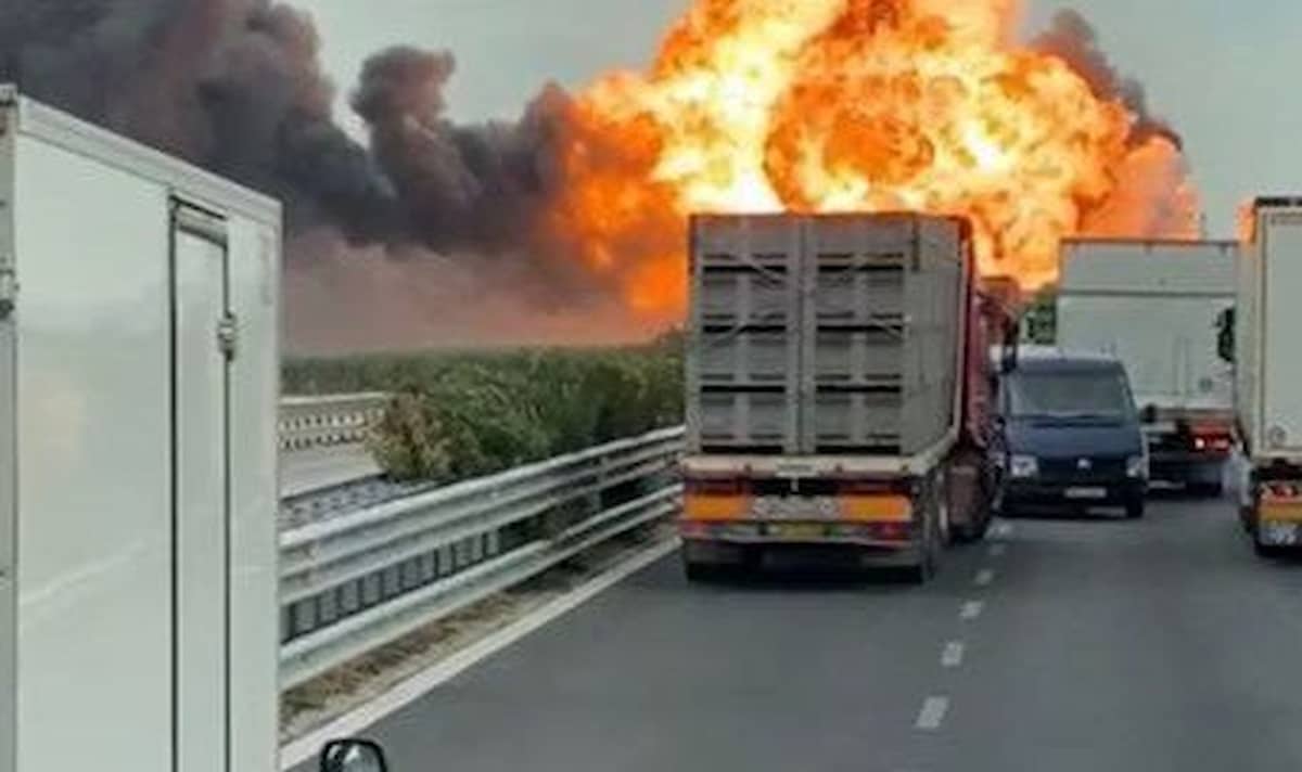 foggia autocisterna esplode