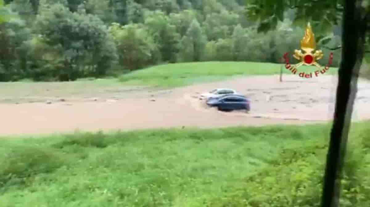 Oglio esonda in Valcamonica, sos maltempo in Val di Fleres e Valle Aurina, in Veneto tromba d'aria e alberi caduti