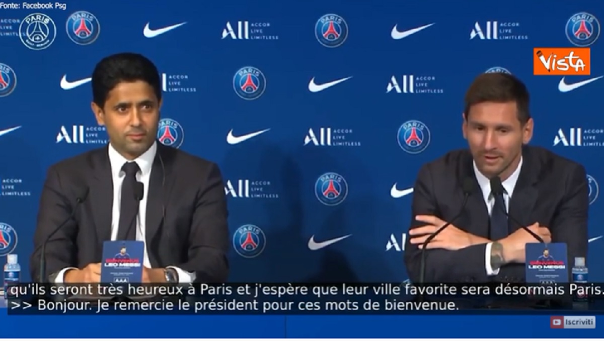 Lionel Messi al Psg: "E' stata dura lasciare il Barcellona, ma la felicità di essere qua è enorme" VIDEO