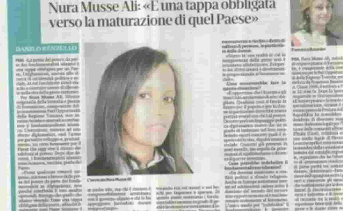 Pari Opportunità ai...Talebani: se il Pd non fa filtro, il caso della consigliera Nura Musse Alì