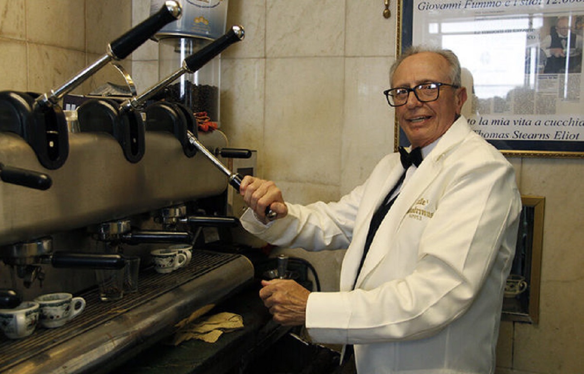 E' morto Giovanni Fummo: 15 milioni di espressi, sessanta anni al Gran Caffè Gambrinus
