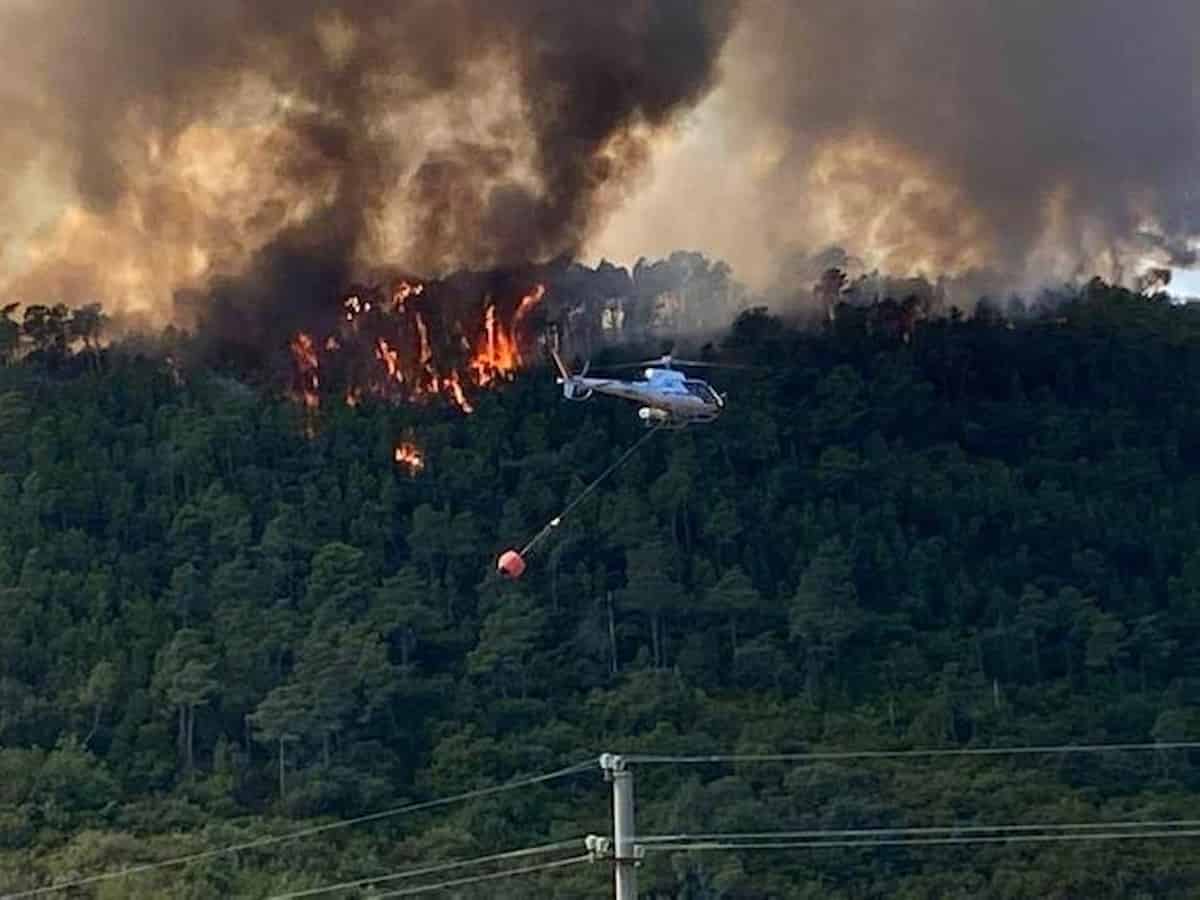 Cisano sul Neva incendio