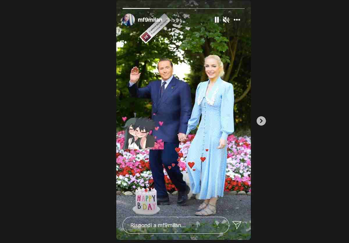 Marta Fascina, fidanzata di Silvio Berlusconi, gli fa gli auguri di compleanno con foto su Instagram