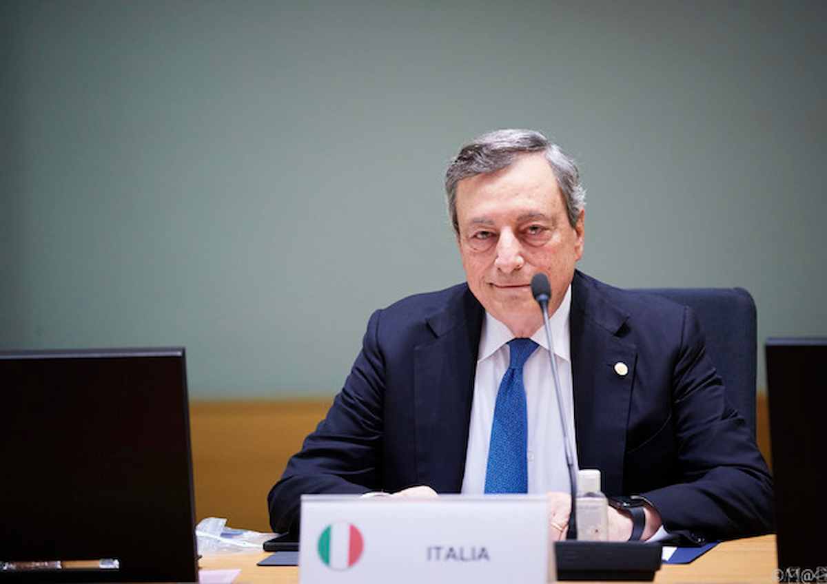 mario draghi foto ansa
