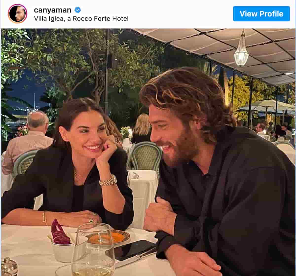Francesca Chillemi e Can Yaman, la foto che fa sognare i fan. Ma la verità è nella didascalia