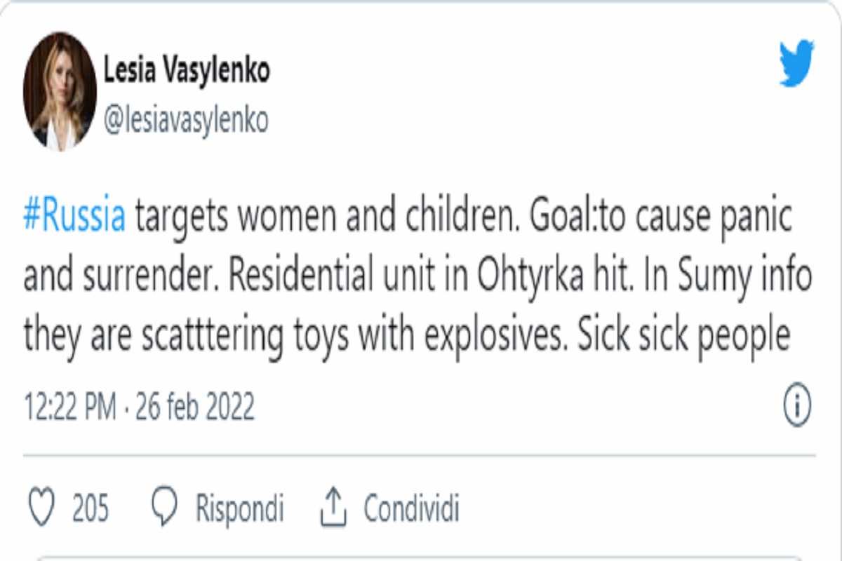 bombe giocattolo in ucraina