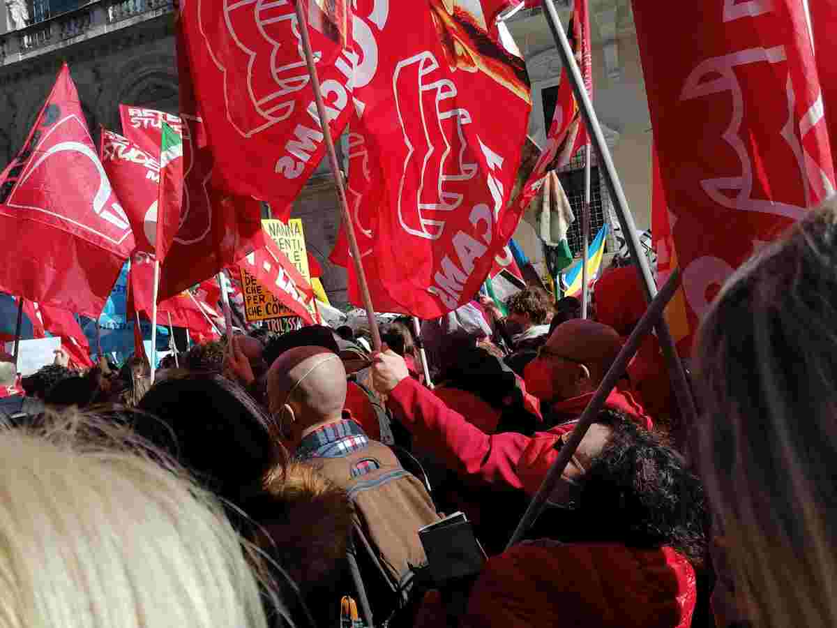 corteo pace roma