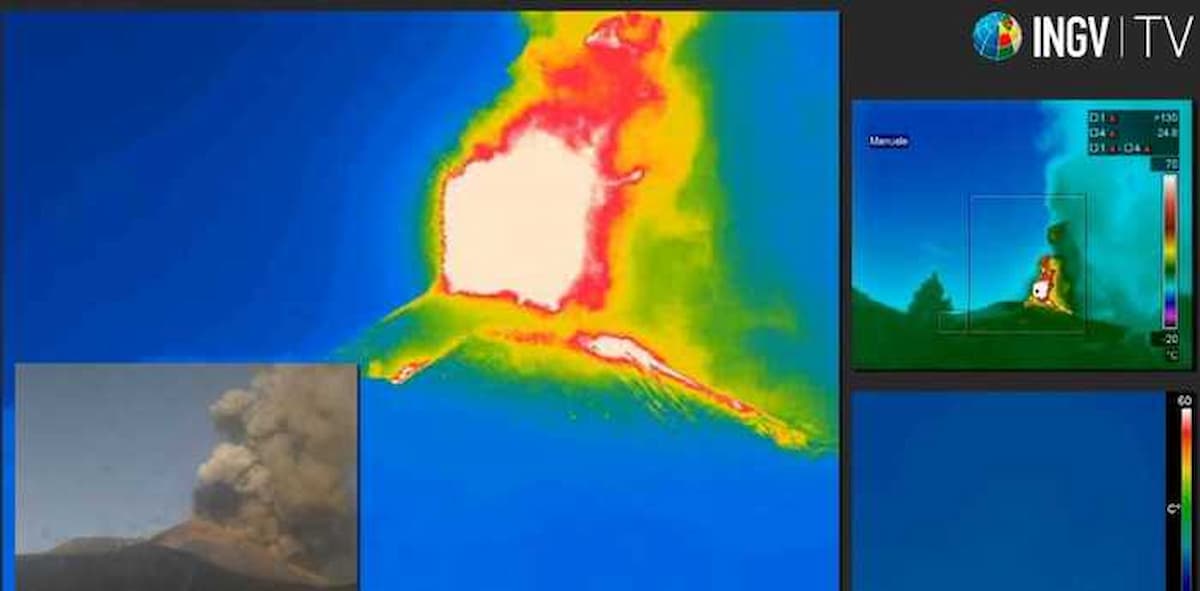 Etna torna ad eruttare, lava e nube di cenere di 10 km: chiuso l'aeroporto di Catania