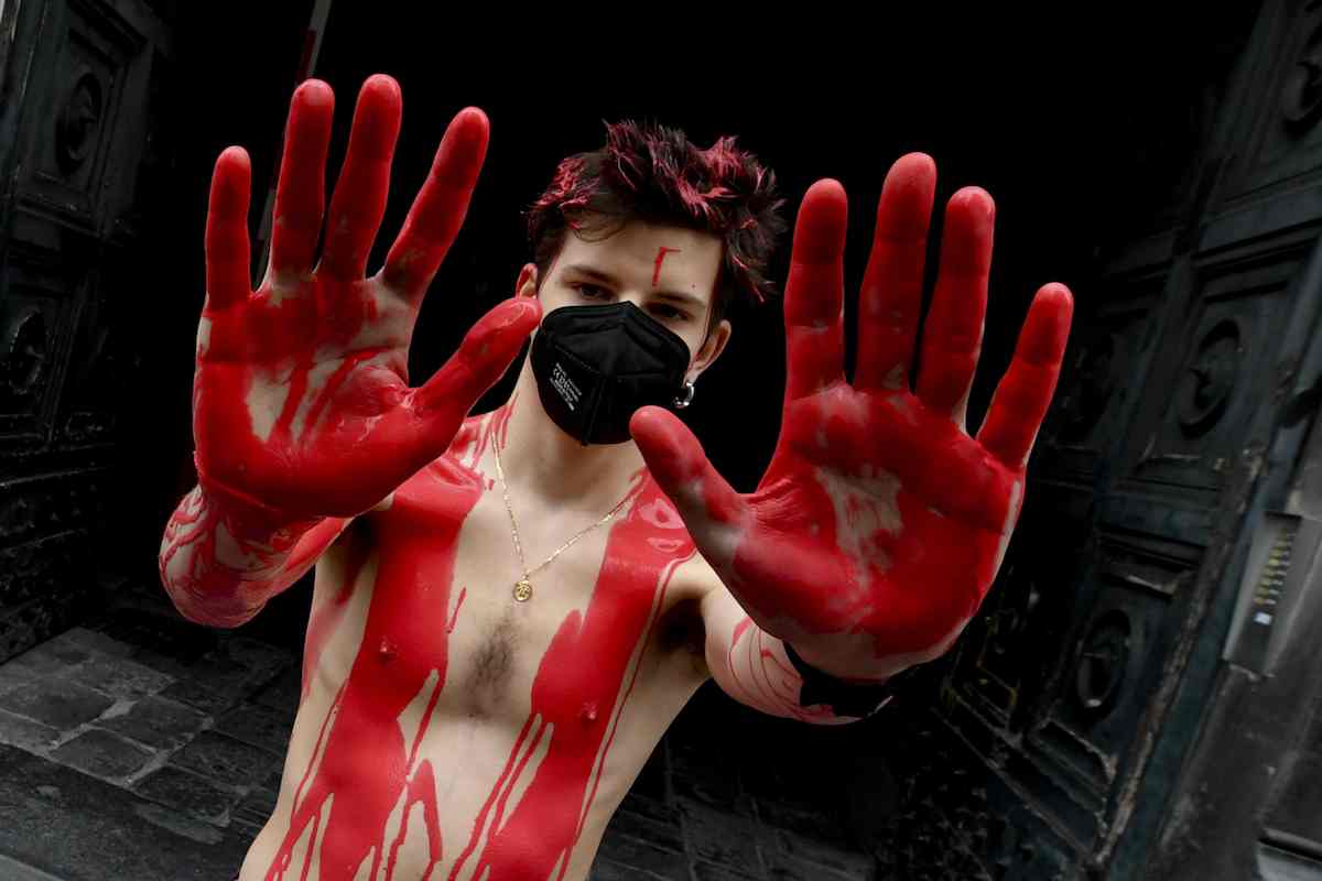 napoli,studenti in corteo