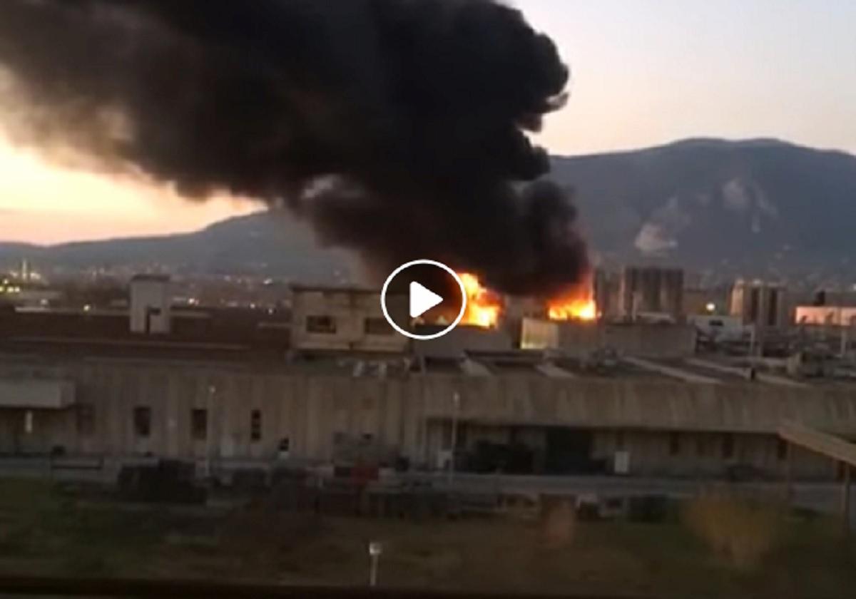 terni incendio ditta autostrasporti