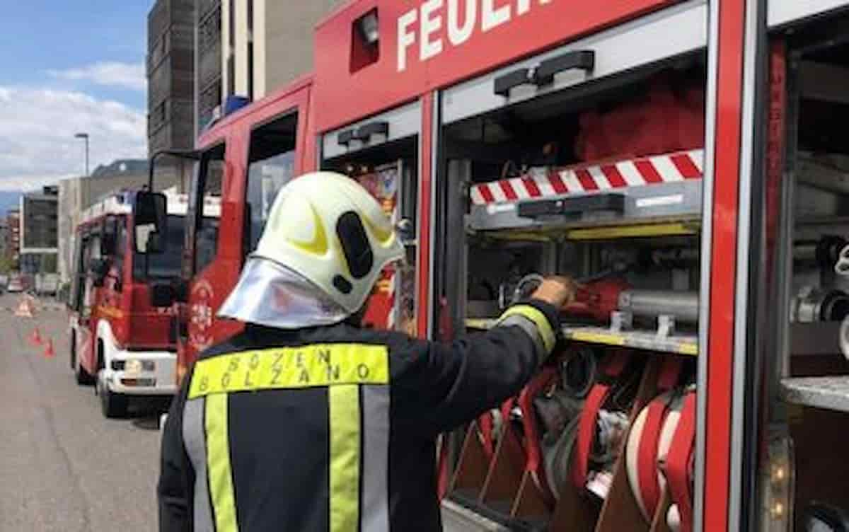 tirolo incendio residence sissi