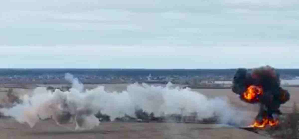 Guerra in Ucraina, abbattuto elicottero russo: è stato colpito da un missile