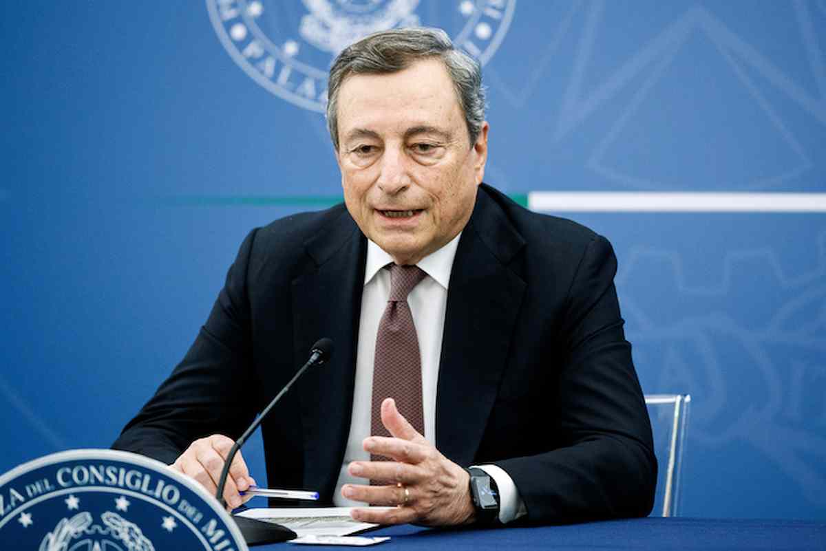 Mario Draghi: "L'Italia sostiene l'Ucraina per porre fine alla guerra"