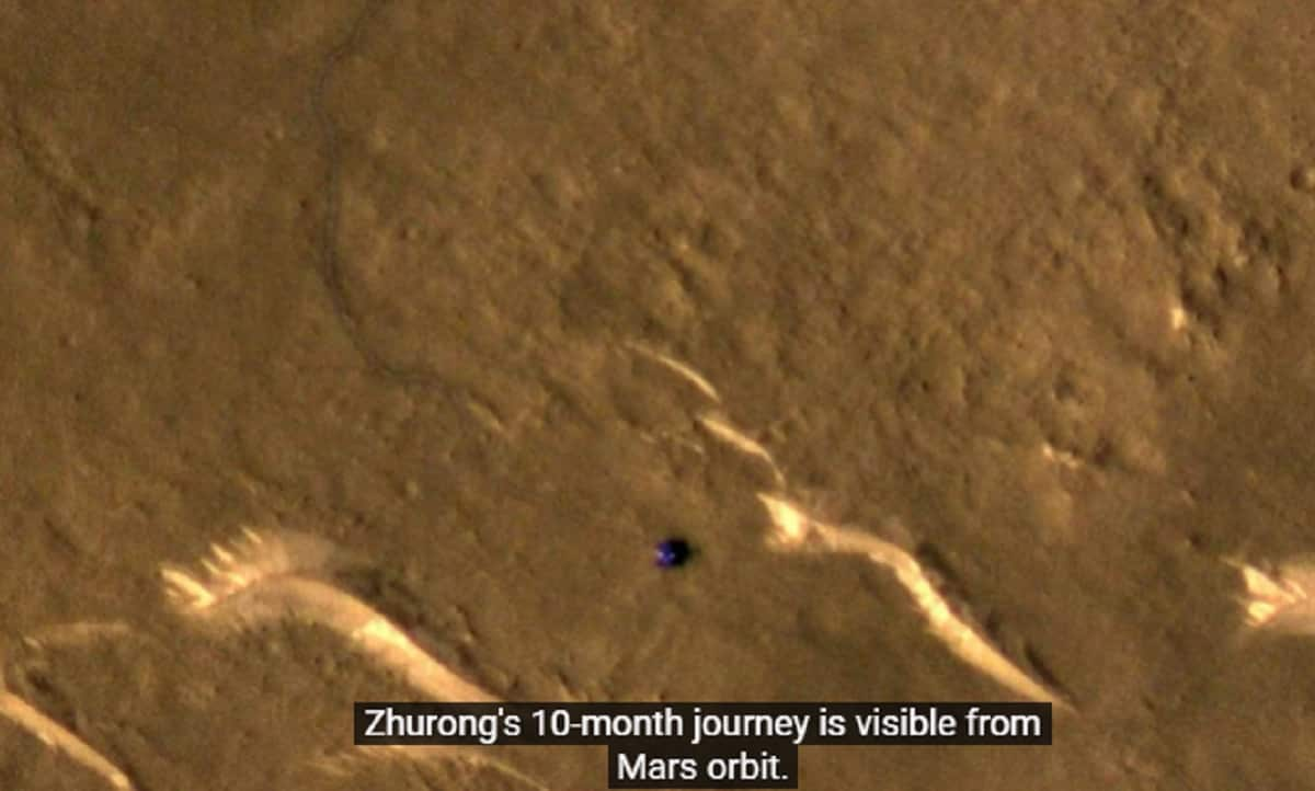 Marte, la Nasa e il VIDEO del rover cinese Zhurong: anche lui è sul Pianeta Rosso