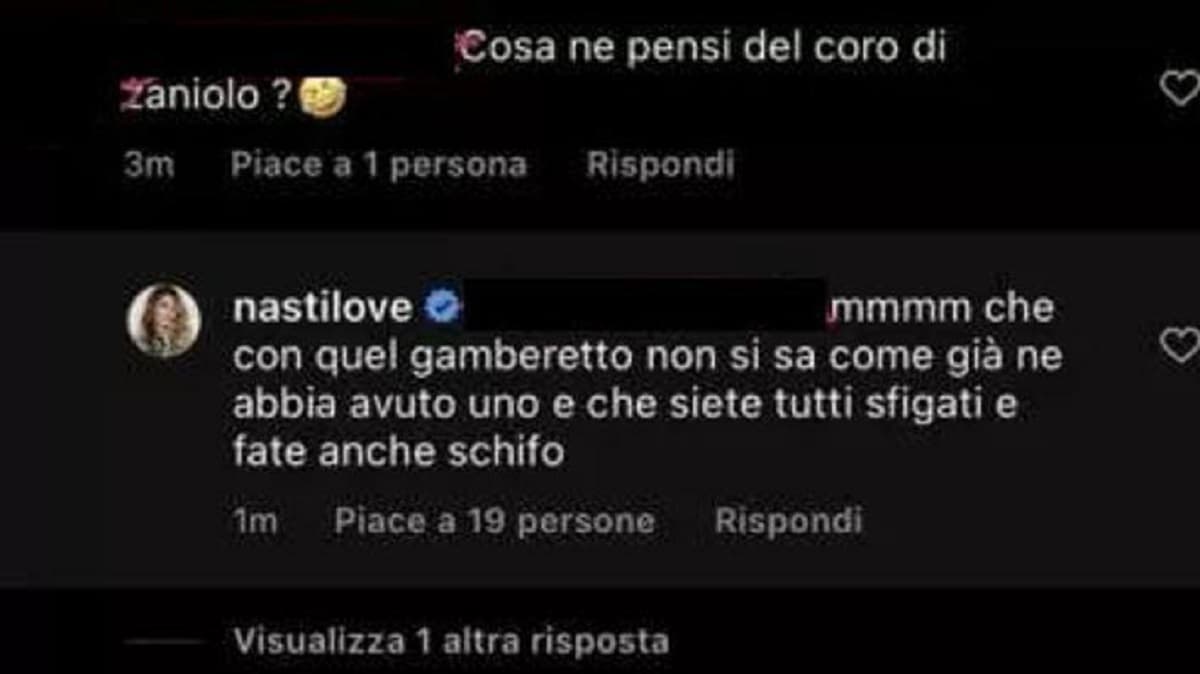 Chiara Nasti Coppa Gamberetto sul podio del pessimo gusto