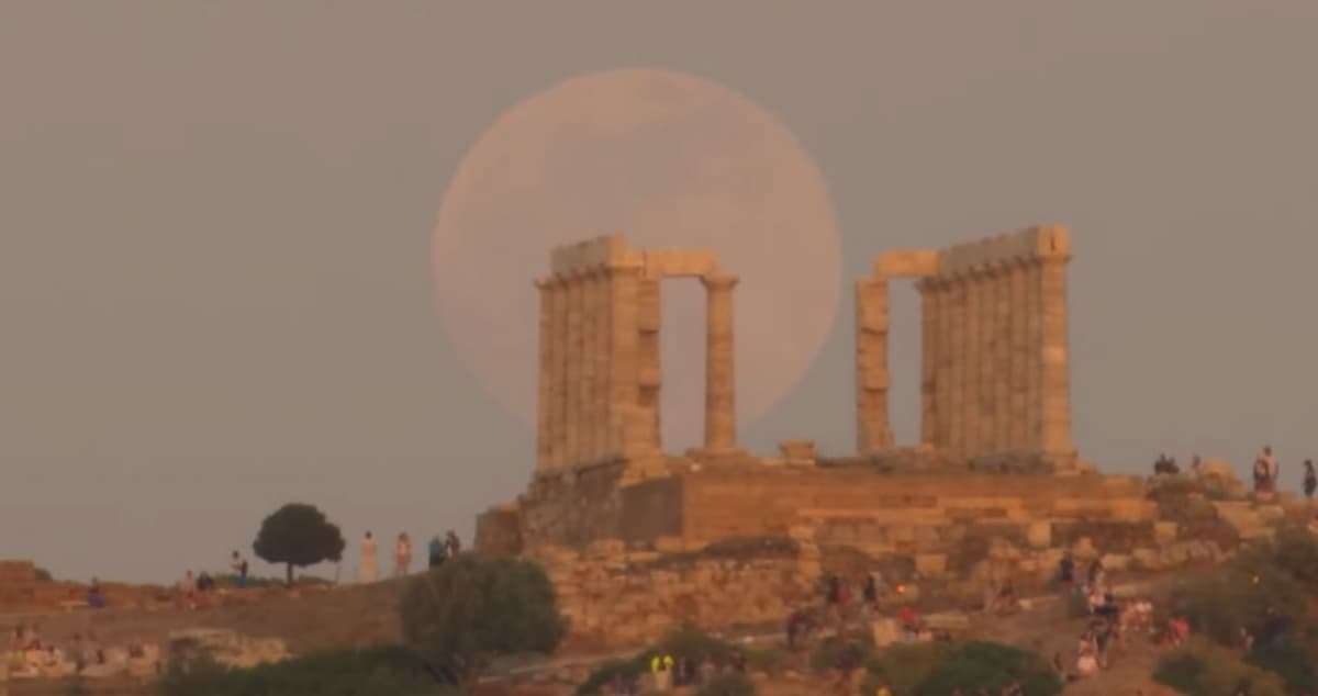 Superluna rossa video