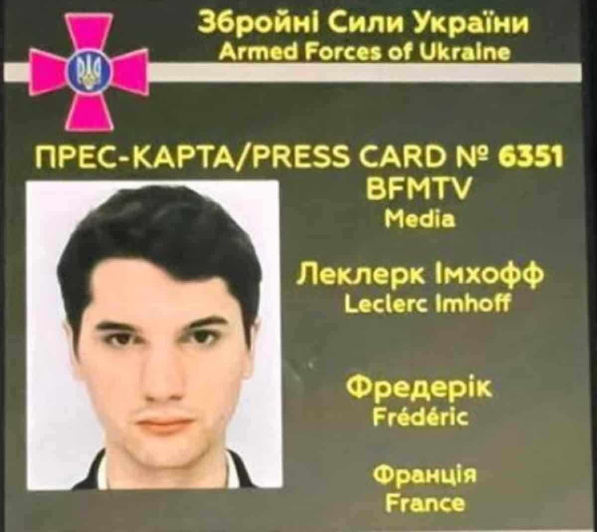 Giornalista francese ucciso durante evacuazione civili a Severodonetsk