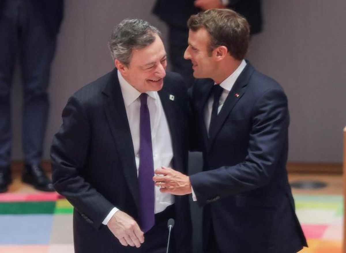 draghi macron ansa