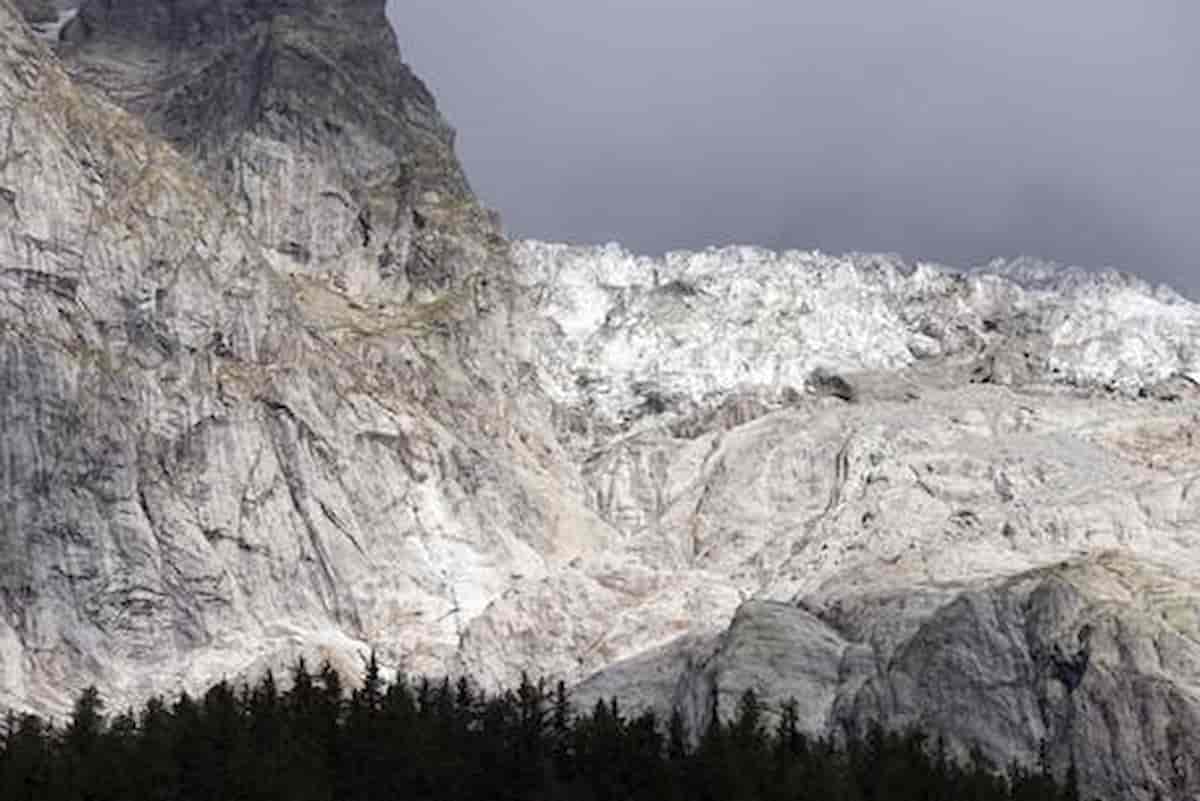 Monte Bianco ghiacciaio Planpincieux Courmayeur