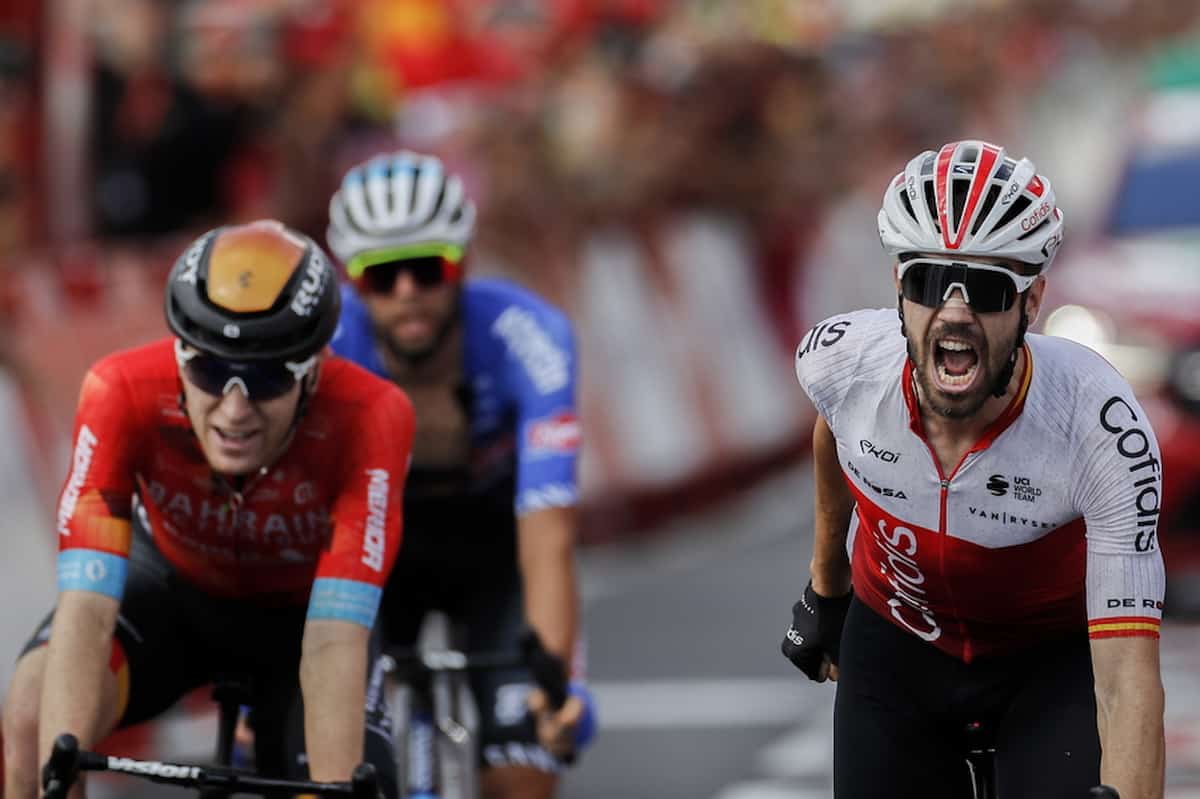 Ciclismo, Vuelta, lo spagnolo Jesus Herrada ha vintola settima tappa, beffato di mezza ruota l’azzurro Battistella
