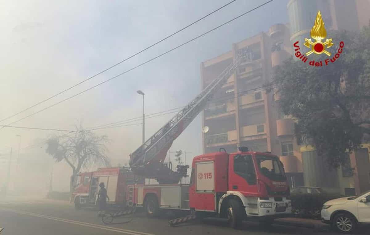 Incendio ospedale Pietra Ligure