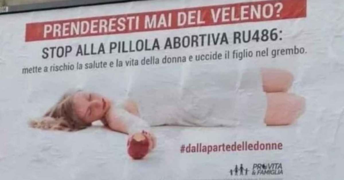 I manifesti Provita incriminati