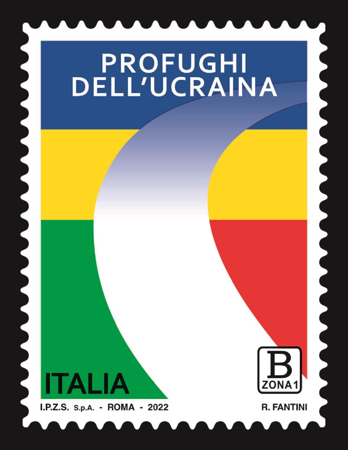 Poste Italiane, il francobollo dedicato ai profughi dell'Ucraina FOTO