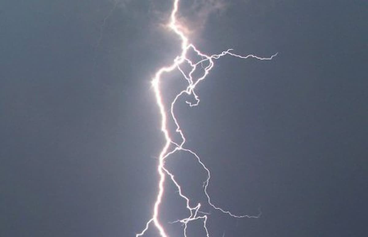 Colpito fulmine Gran Sasso