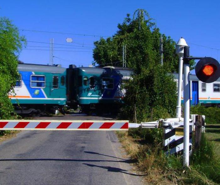 auto centrata treno vitorchiano