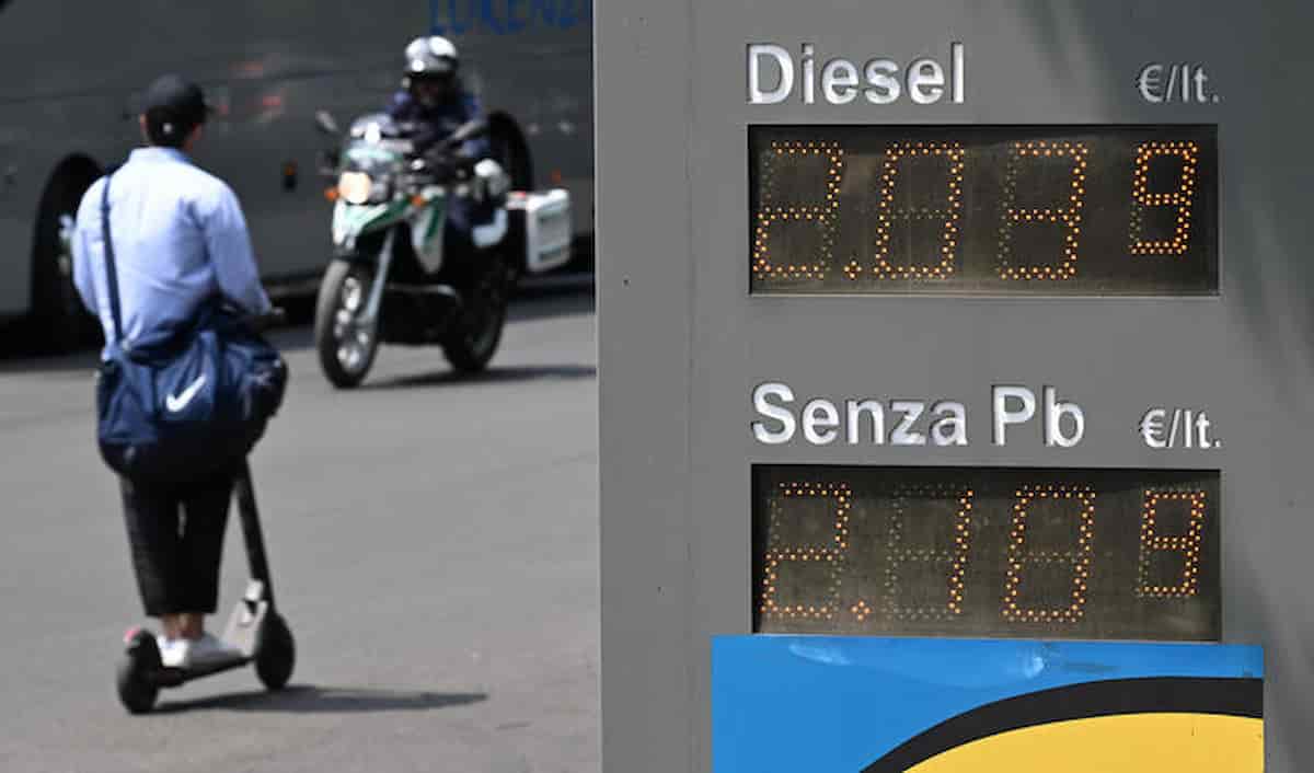 prezzi benzina diesel