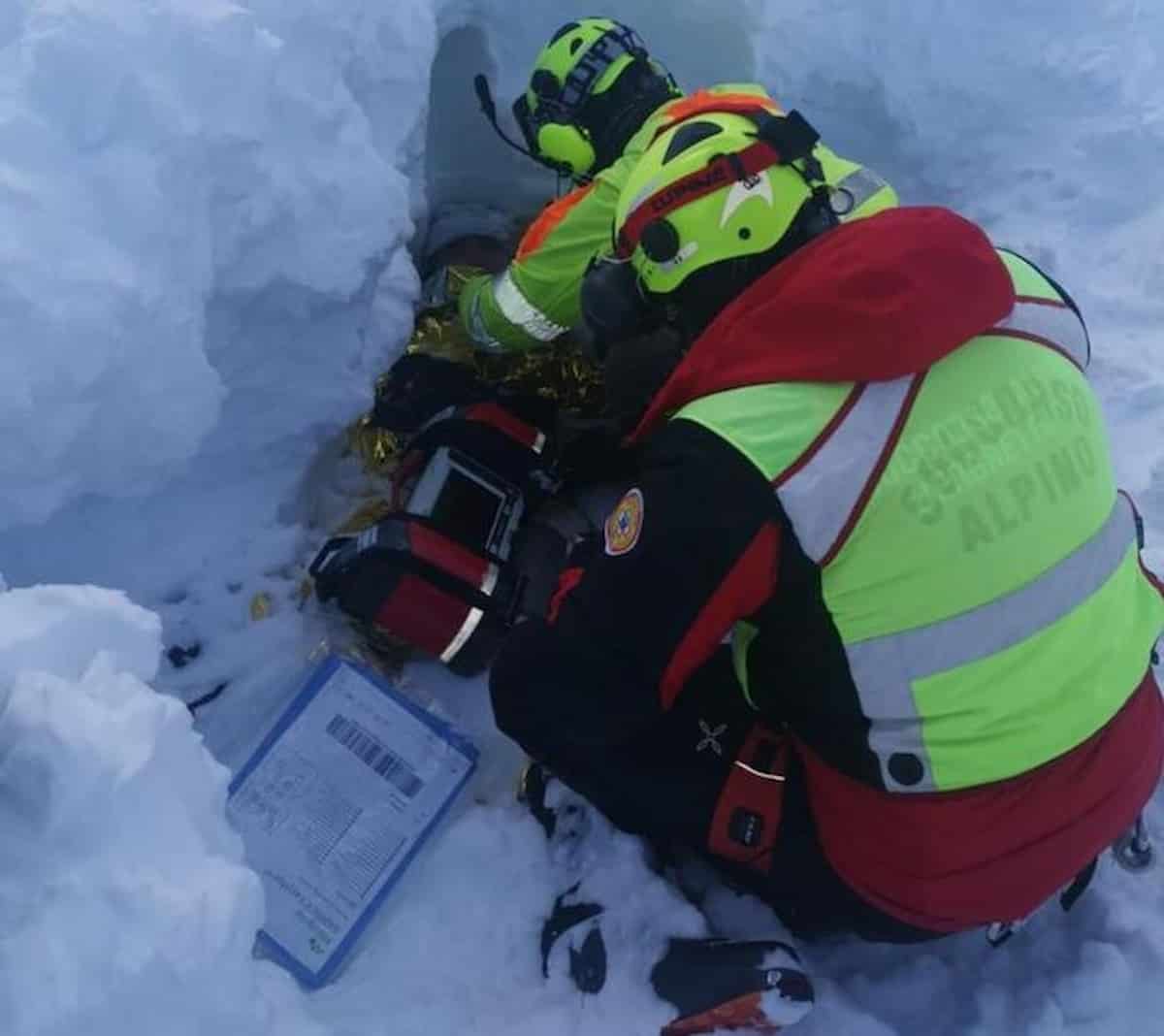 scialpinista disperso Val Badia valanga
