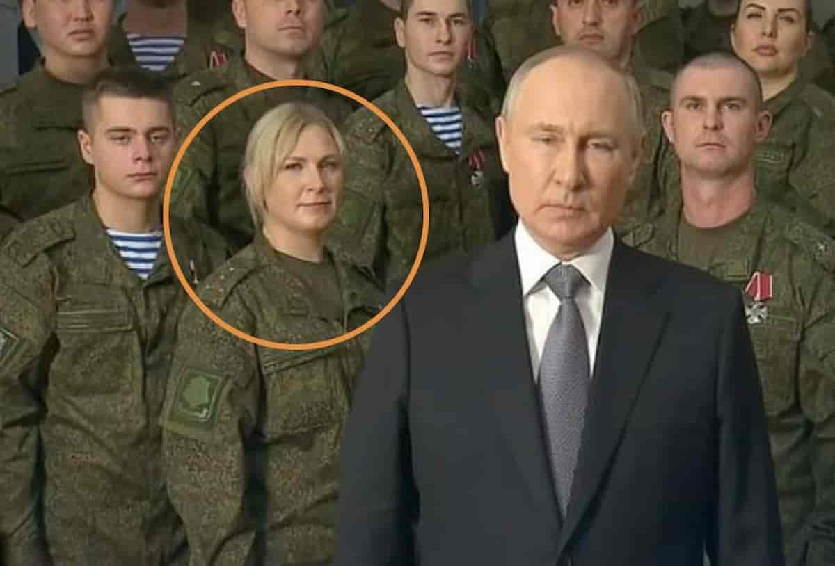 Chi è donna bionda foto putin