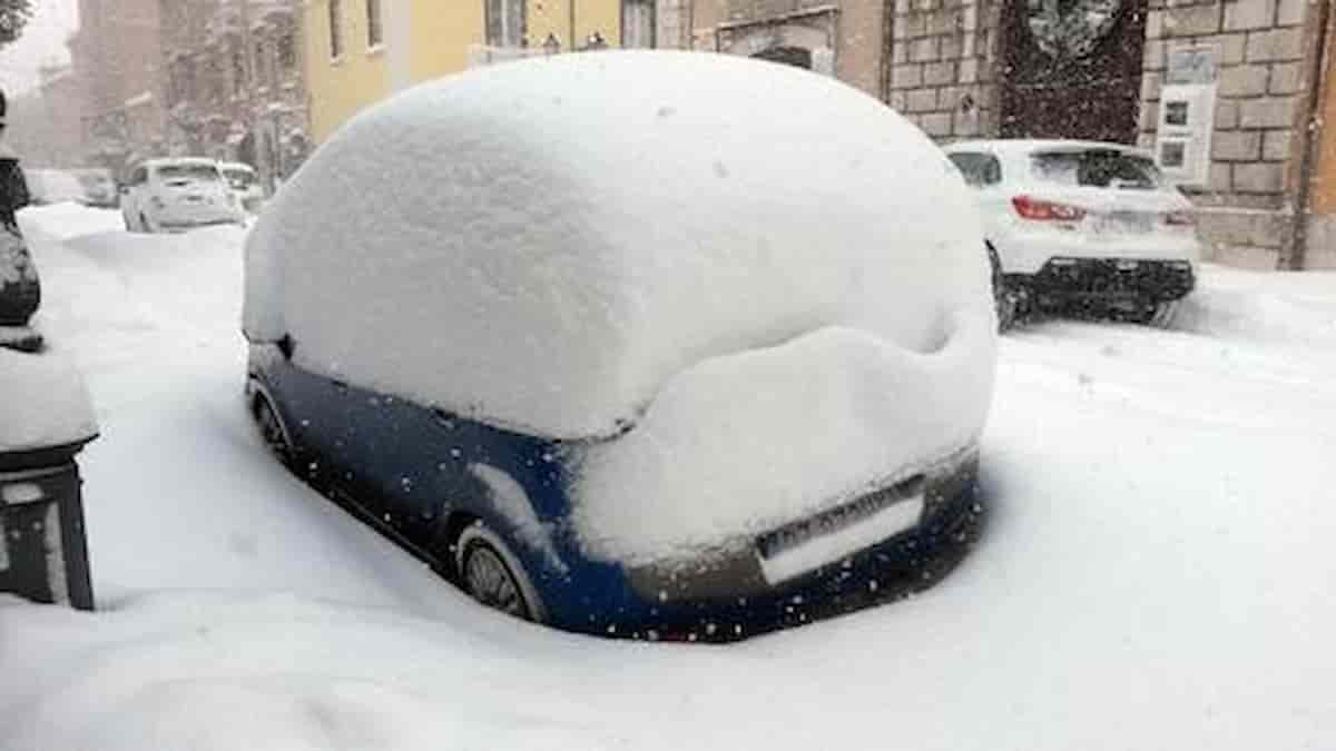 blizzard Italia neve gelo