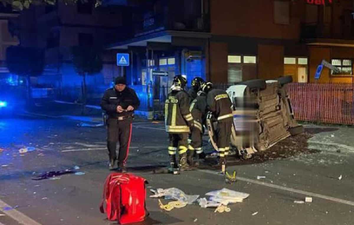 Incidente via Nomentana, foto Ansa