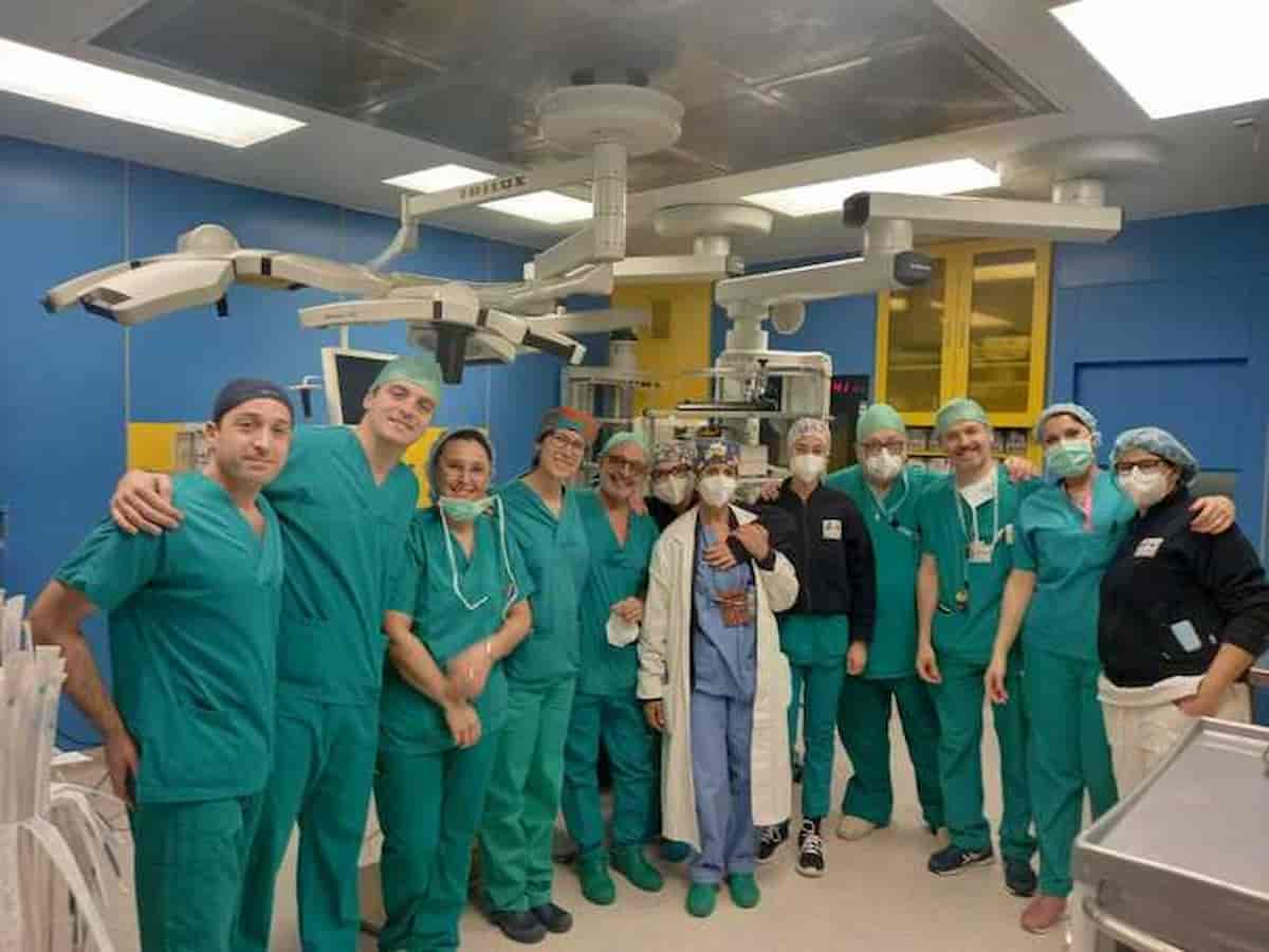 ricostruita mandibola