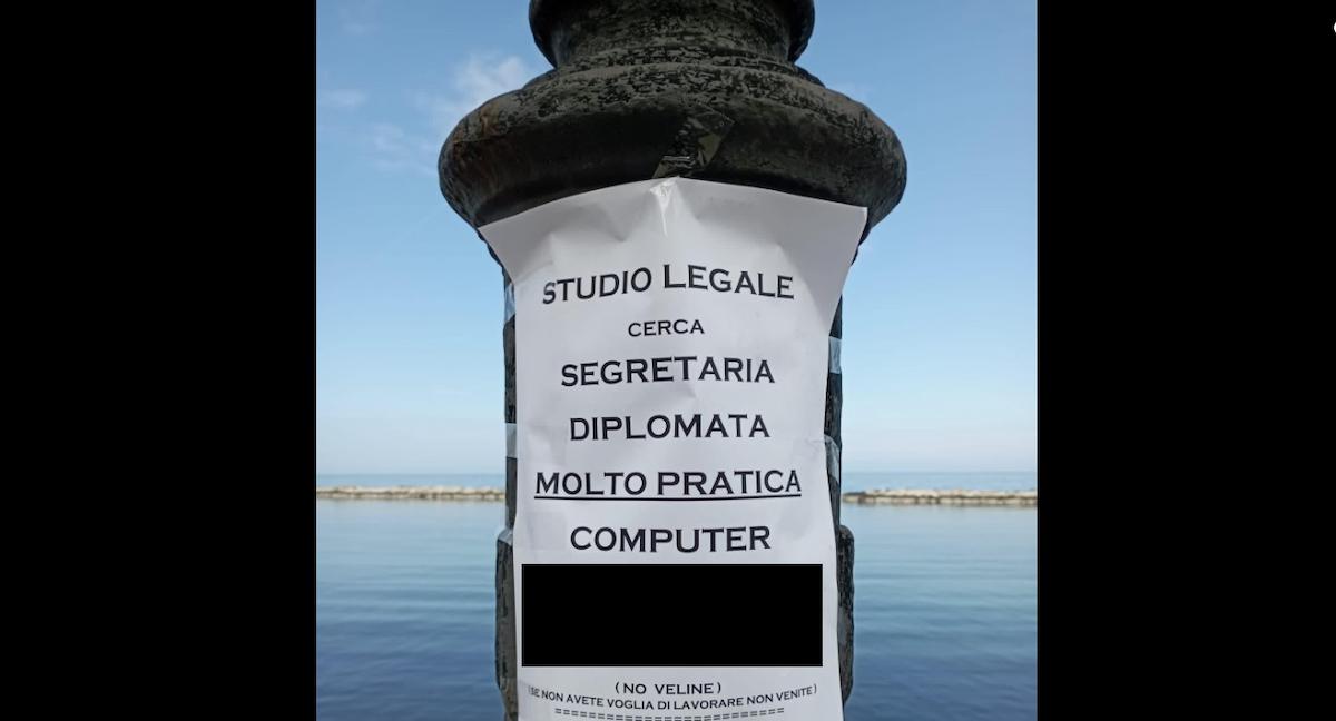 volantino sessista