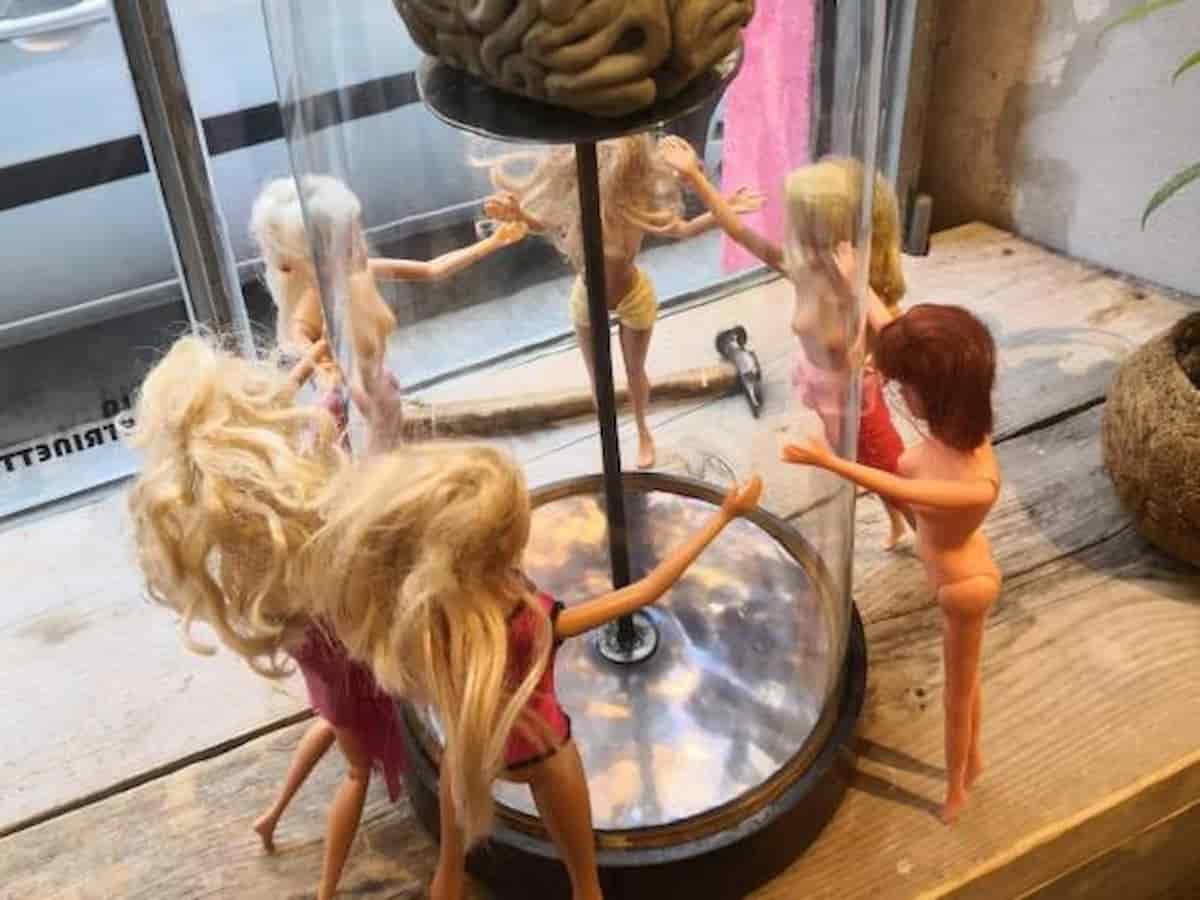 barbie in vetrina