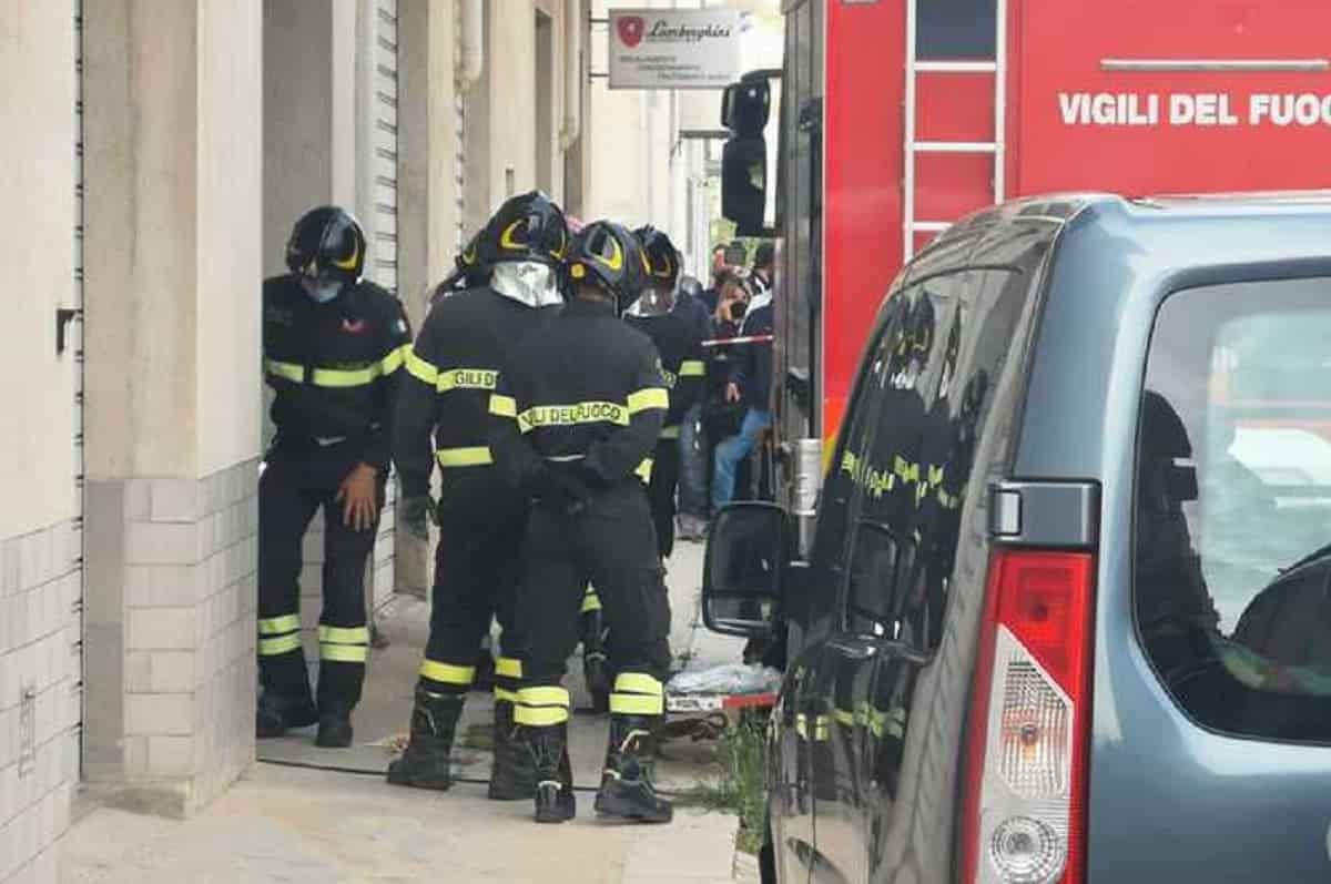 incendio in casa
