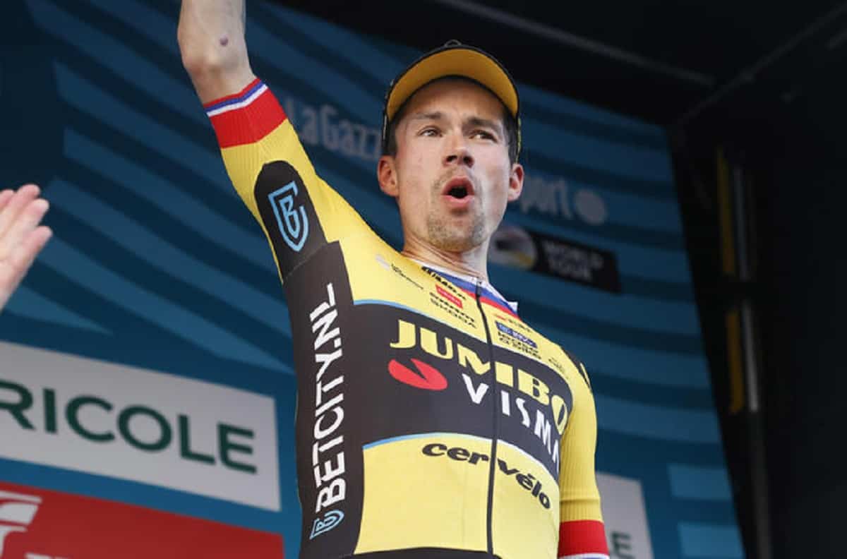 Primoz Roglic, foto Ansa