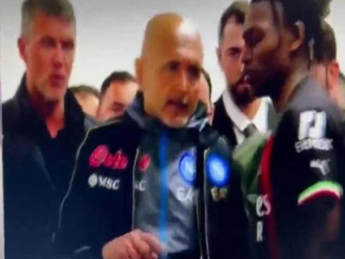 spalletti e la lite con spalletti, video