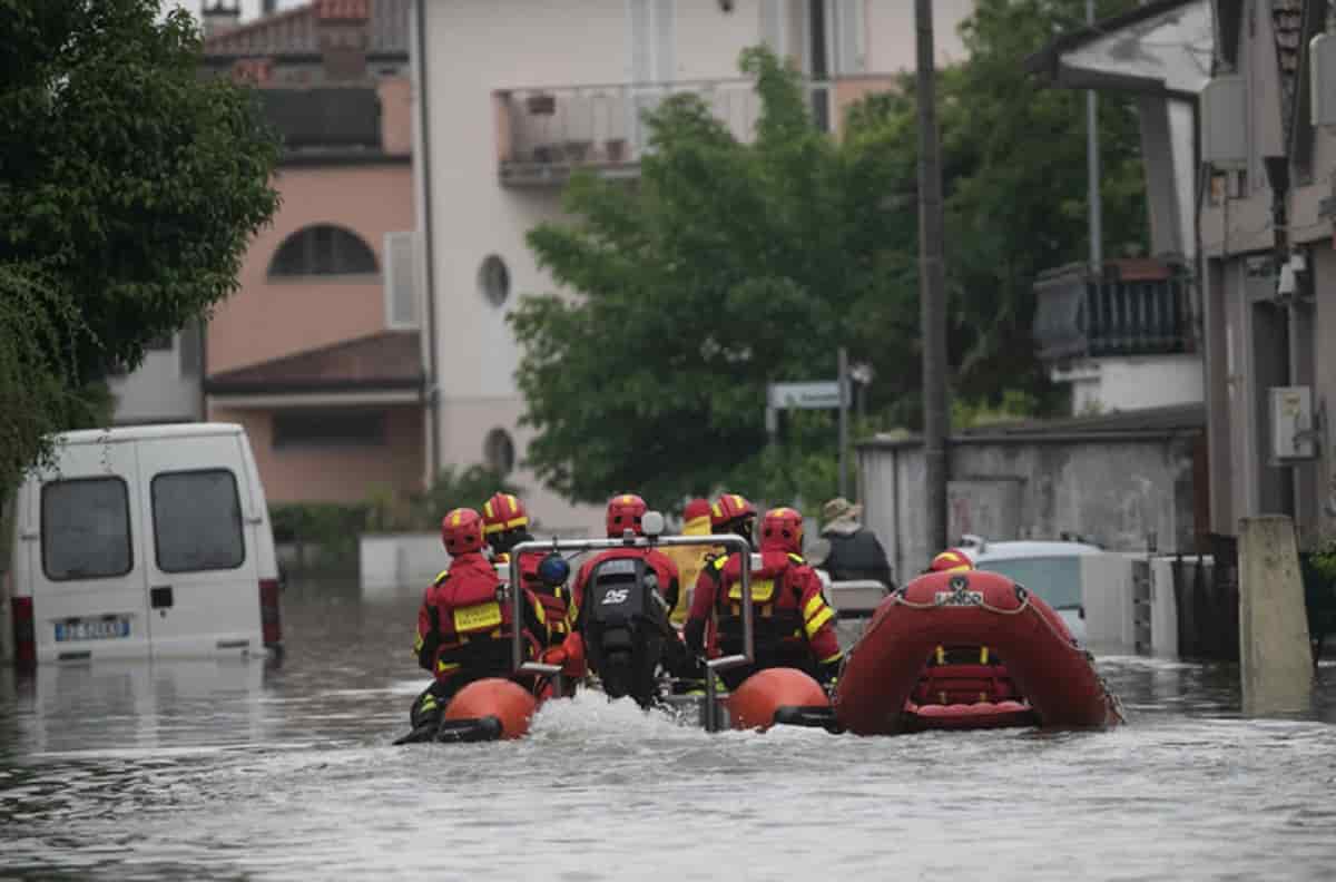 Alluvione Emilia Romagna, foto Ansa