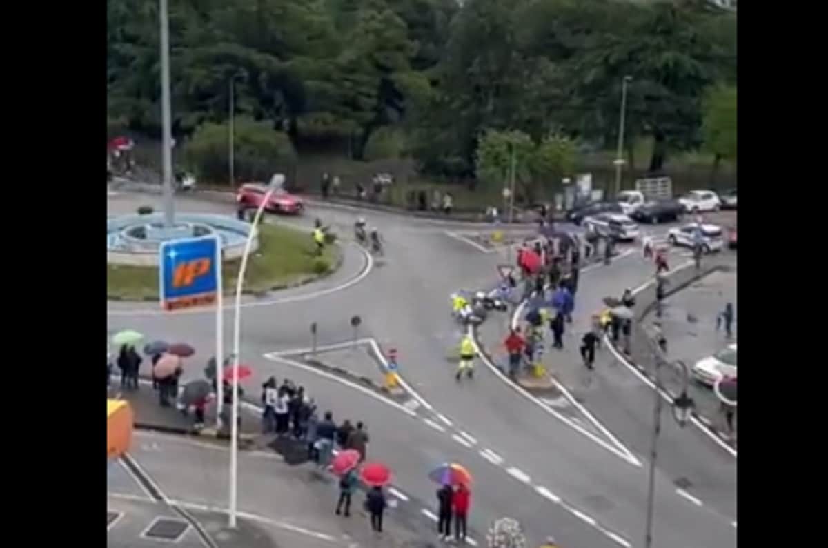 Giro d'Italia, un frame del video