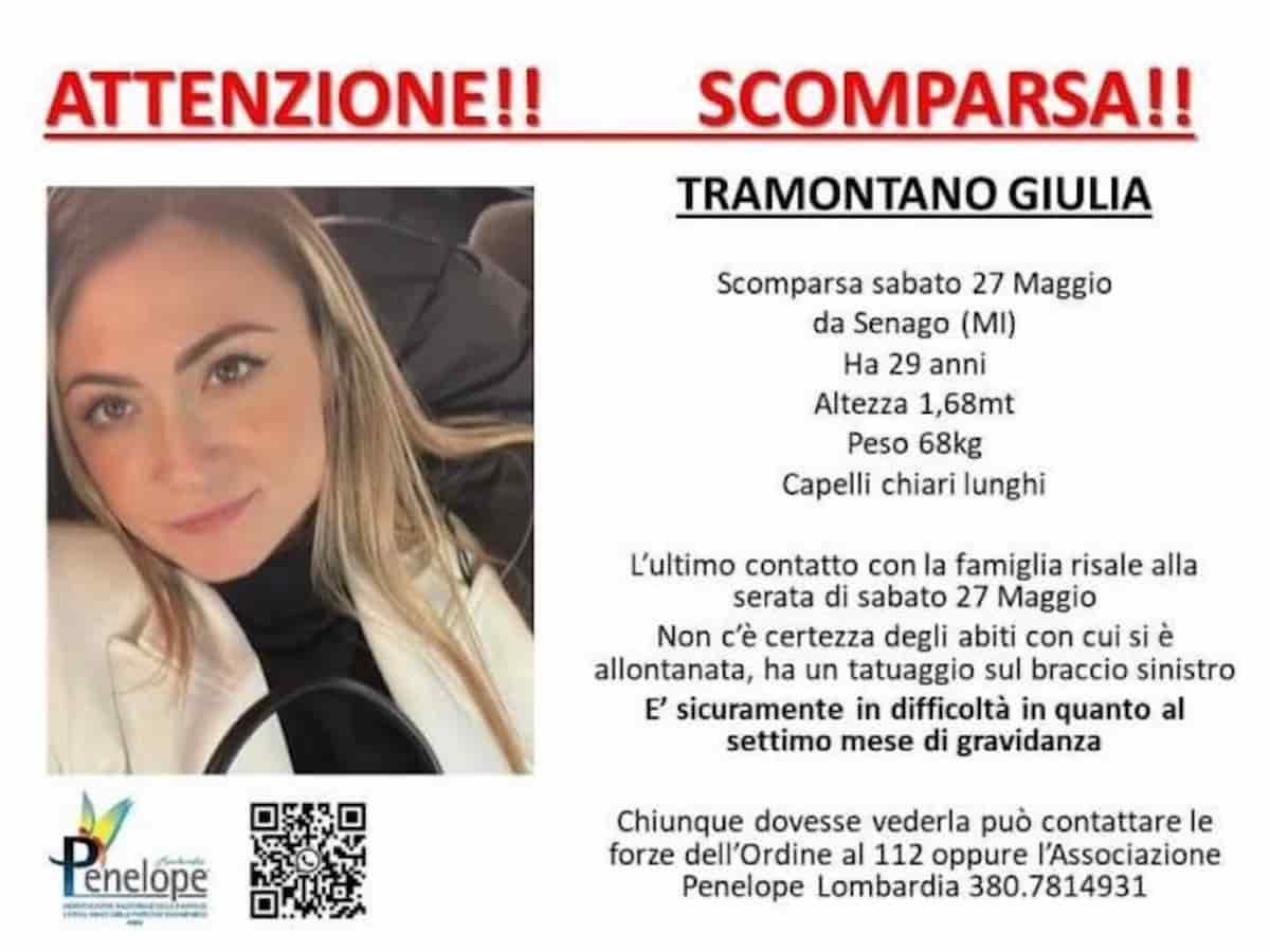 giulia tramontano scomparsa
