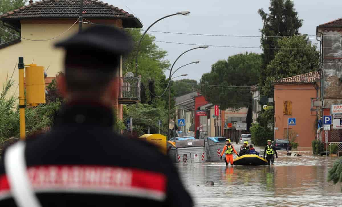 Maltempo Emilia Romagna, foto Ansa