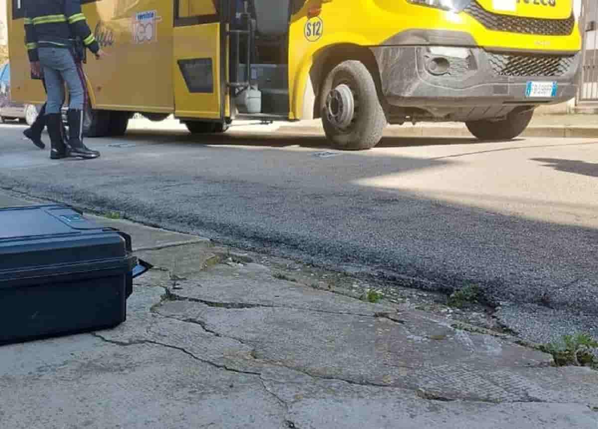 pontremoli scuolabus, foto Ansa