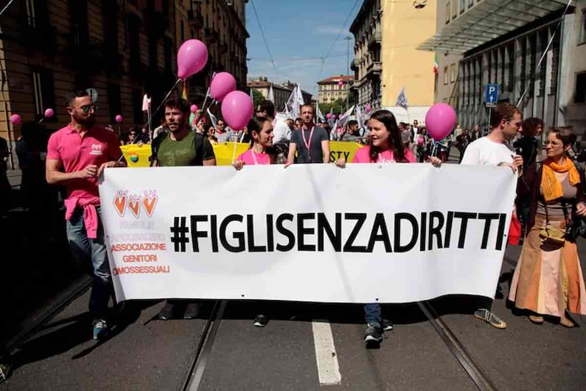 milano figlio coppia papà