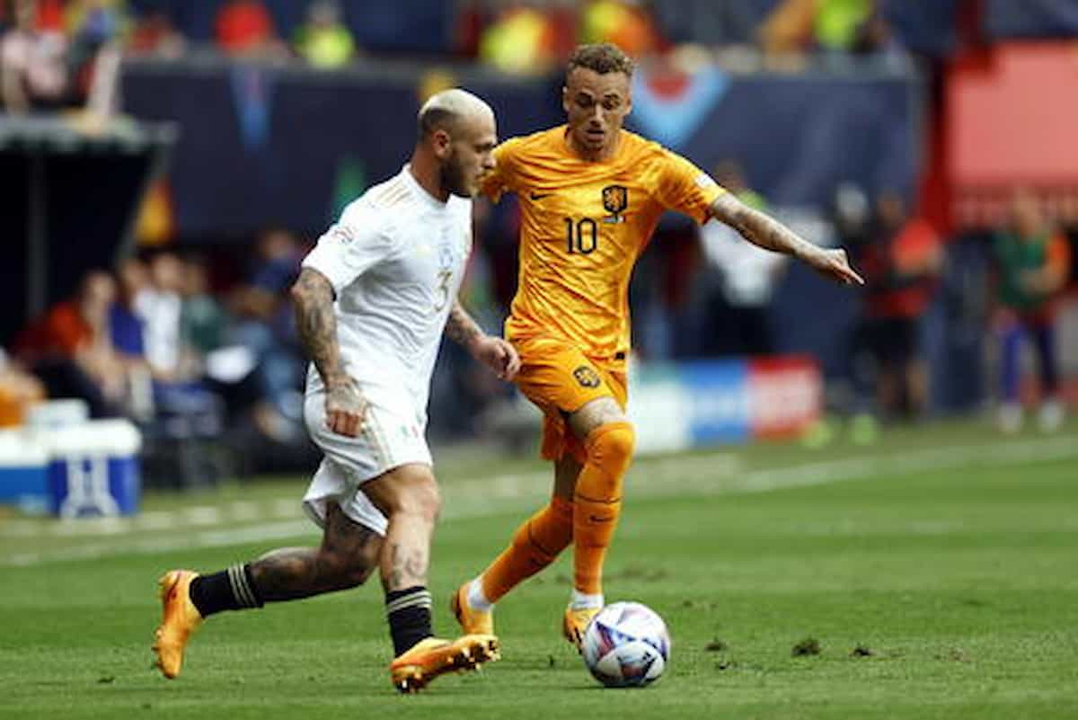 L’Italia ha battuto l’Olanda 3-2, suo il terzo posto della Uefa Nations League: in gol Dimarco, Frattesi, Chiesa